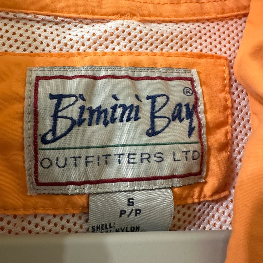 Bimini Orange Casual Button Down Shirt - Picture 4 of 6